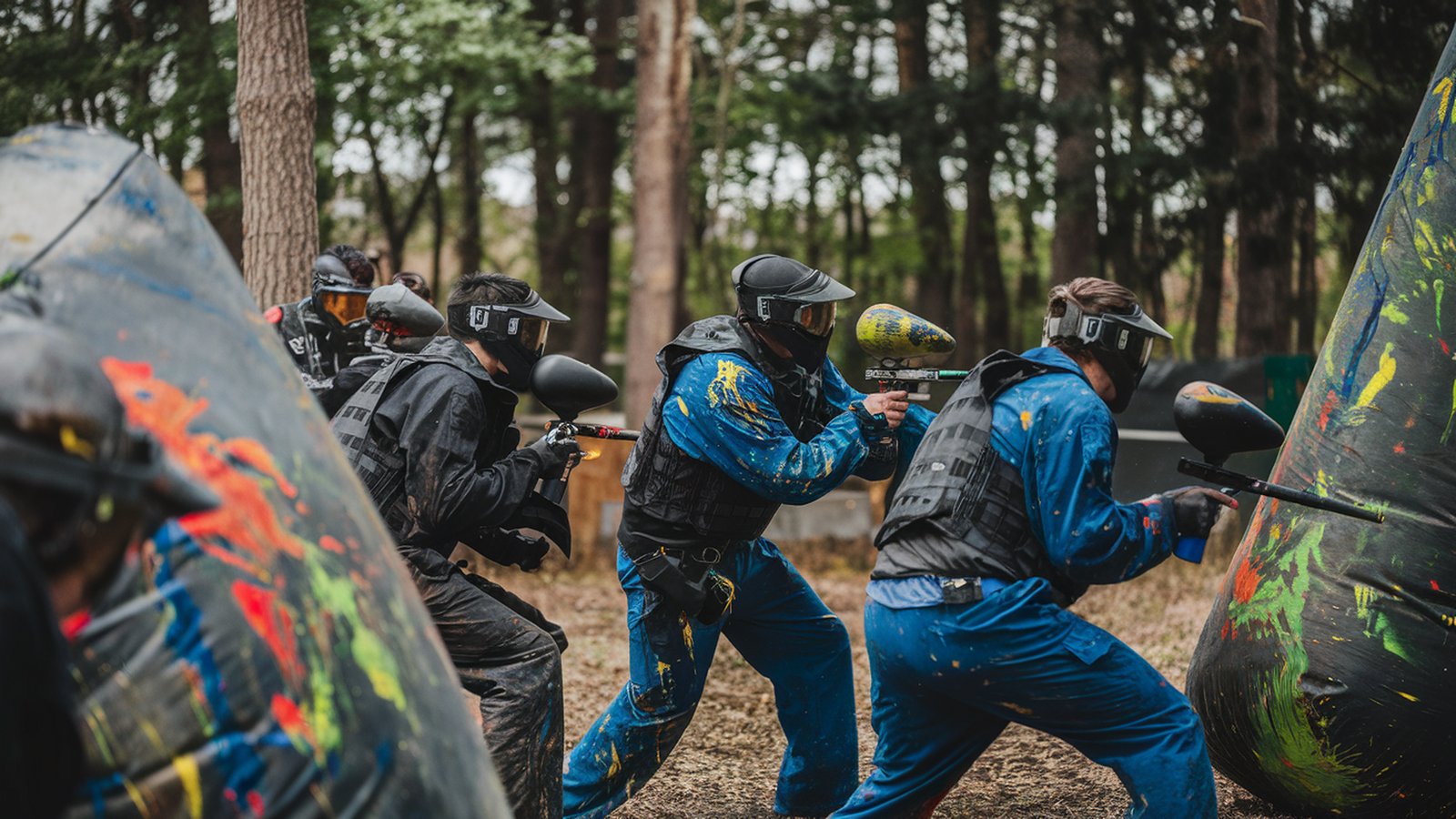 Paintball 1600x900. Wallpaper, pozad, tapeta na plochu PC