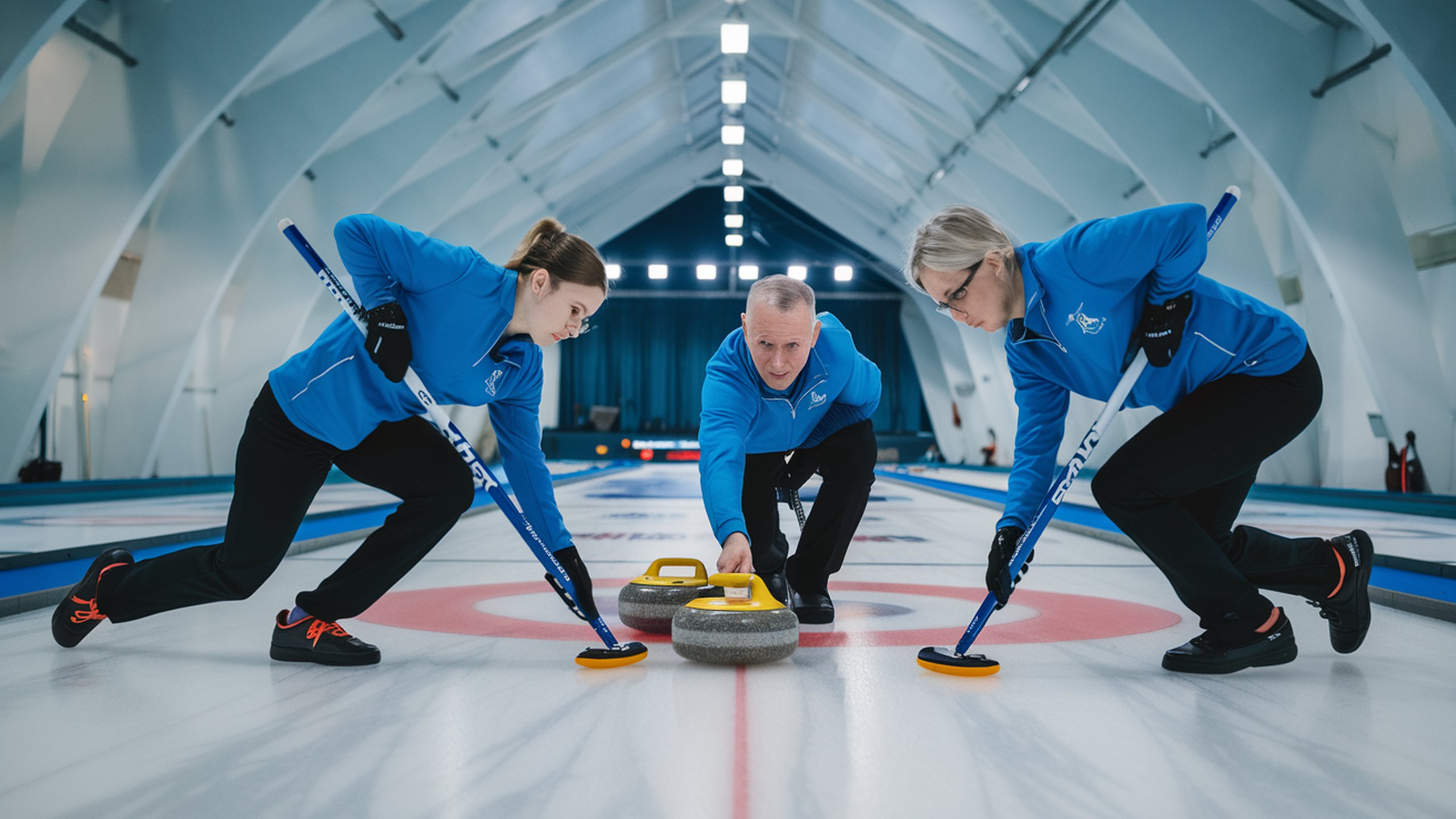 Tapeta na plochu monitoru: Curling, 2560x1440. Obrzek, wallpaper zdarma