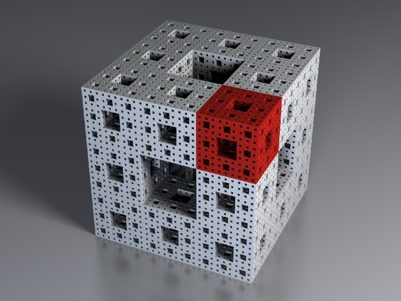 Menger Sponge 800x600. Wallpaper, pozad, tapeta na plochu PC